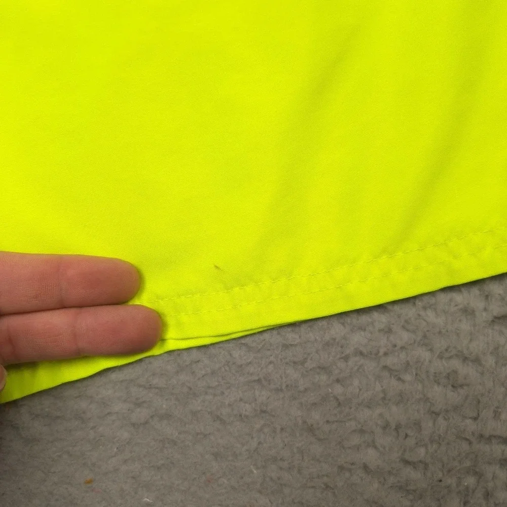 Nike Swim Trunks Mens XL Neon Yellow Elastic Waist Drawstring Pockets